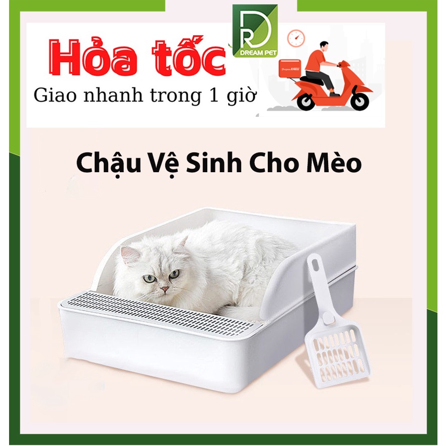 CHẬU VỆ SINH CHÓ MÈO CAO CẤP - SẢN PHẨM ƯA CHUỘNG [ CHÍNH HÃNG ]