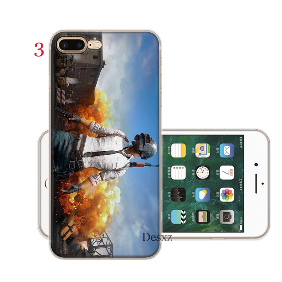 Ốp điện thoại in hình ảnh game PUBG dành cho iPhone 5/5S/SE/6/6S/6+/6S+/7/7+/8/8+/X