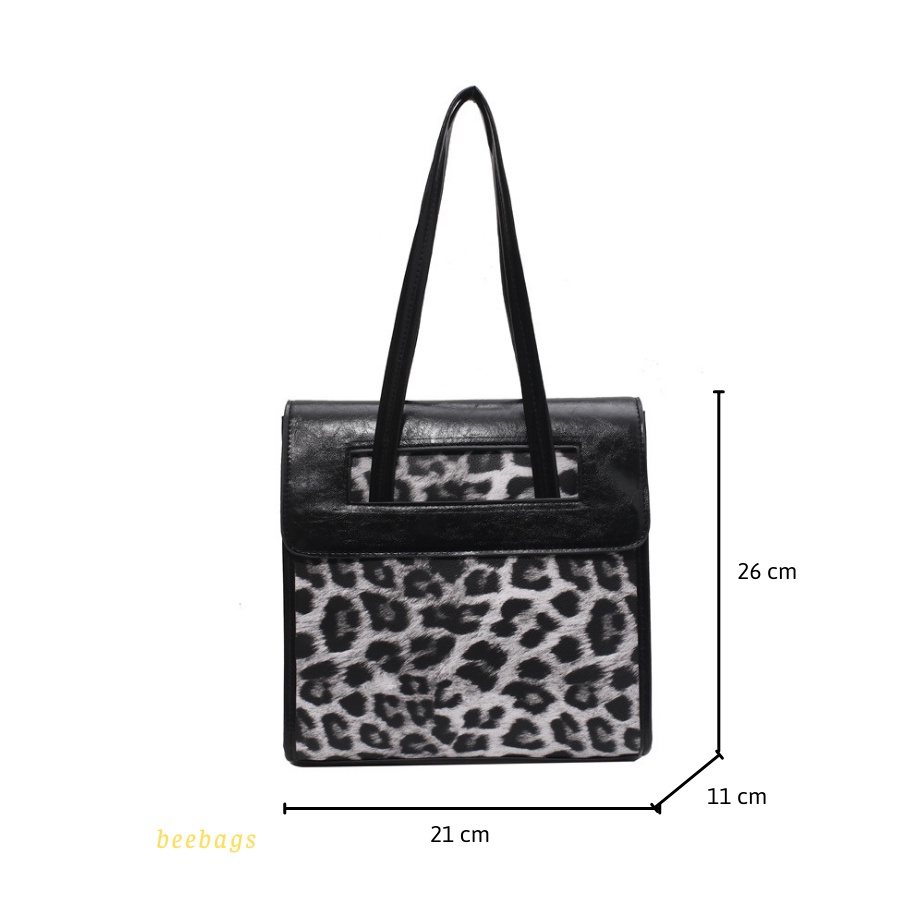 Túi Tote Họa Tiết Da Báo Sang Chảnh Đi Làm, Đi Chơi Vừa Ipad | TX18 | Túi Đeo Vai Da Báo Cá Tính, Phong Cách Dễ Phối Đồ