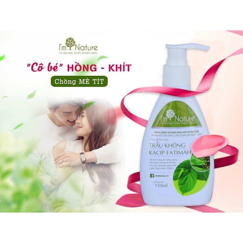 (Chính hãng)Dung dịch vệ sinh phụ nữ trầu không: I’m Nature 150ml