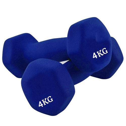 Bộ Cặp Tạ Tay 4kg Bọc Cao Su Cao Cấp Đại Nam Sport (Tổng 8kg)