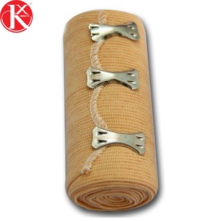 BĂNG THUN 4 IN (3 móc) QM  ELASTIC BANDAGE (hộp 12 cuộn)