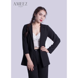 Áo Vest Nữ || Áo Blazer || Áo Vest Nữ Dáng Dài || Áo Khoác Blazer Đen