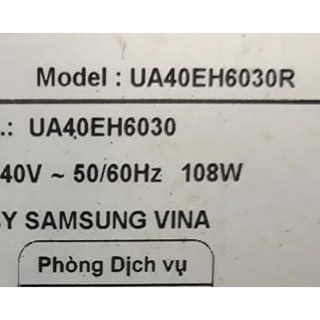 Bo nguồn tivi samsung 40eh6030 ua40eh6030r