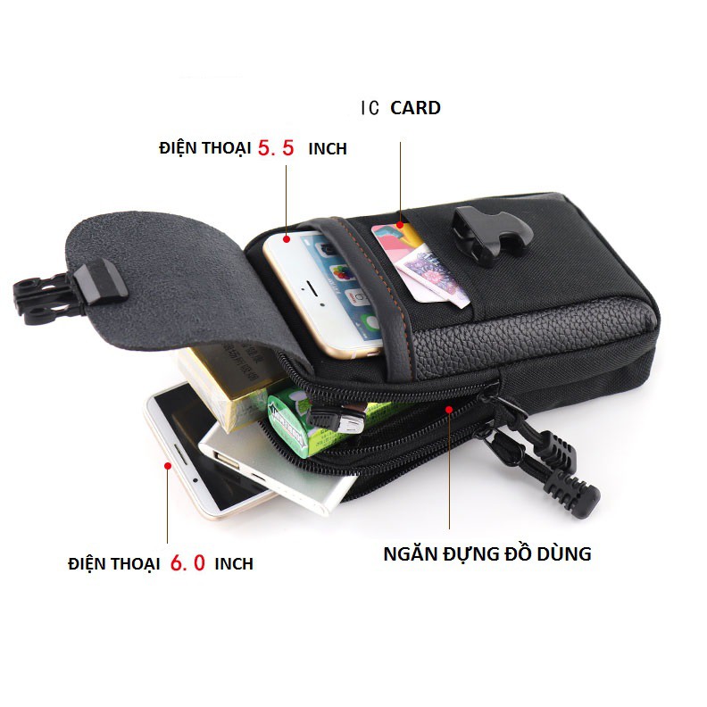 Túi Đựng Điện Thoại Đeo Hông Phong Cách Lính / Túi Tactical Đựng Đồ Dùng, Điện Thoại | BigBuy360 - bigbuy360.vn