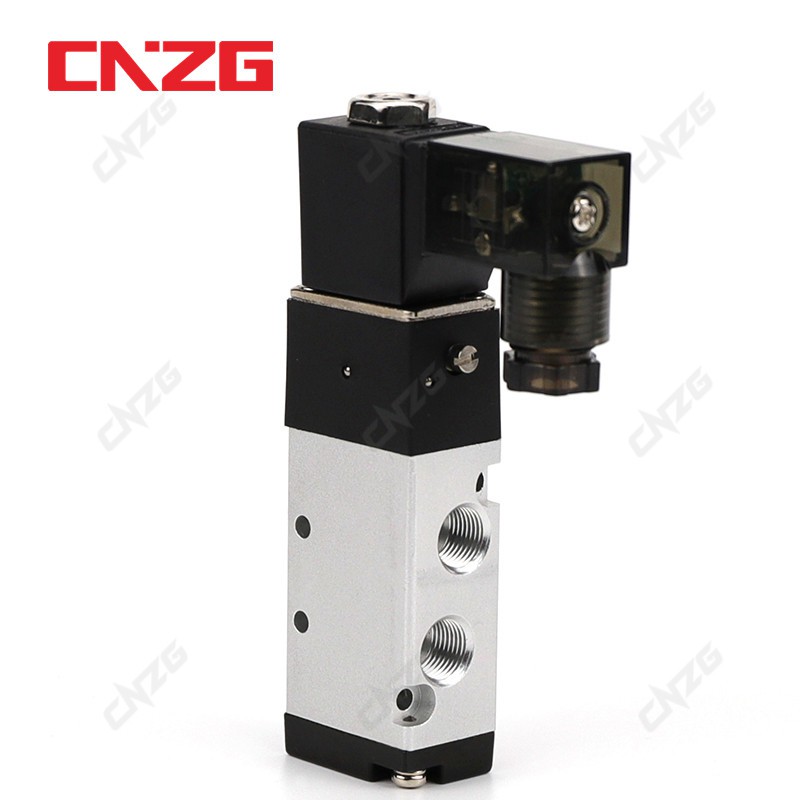 Van điện từ khí nén CNZG 4V110-06 5 cổng 2 vị trí 12V 24V 220V tiện lợi