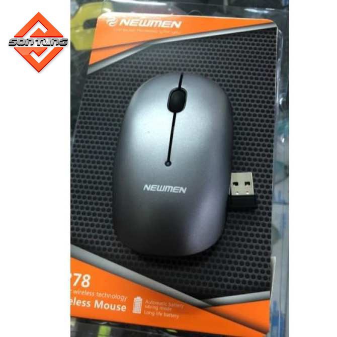 [NEW]Chuột N Newmen F278 Single Wireless Gray