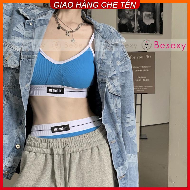 Bộ Đồ Lót Nữ Thể Thao Mesiogre Có Đệm Ngực | BigBuy360 - bigbuy360.vn