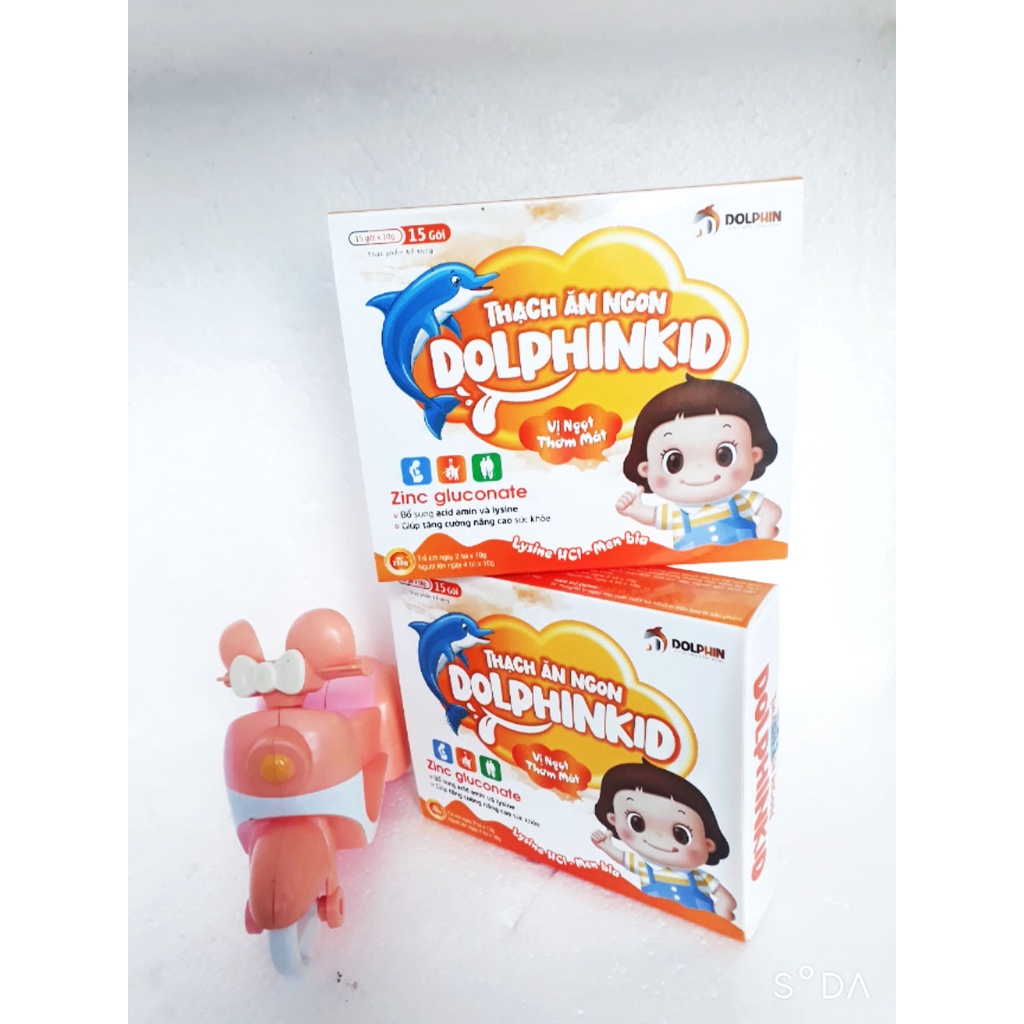 Thạch ăn ngon DOLPHINKID, giúp ăn ngon và tăng cường sức đề kháng