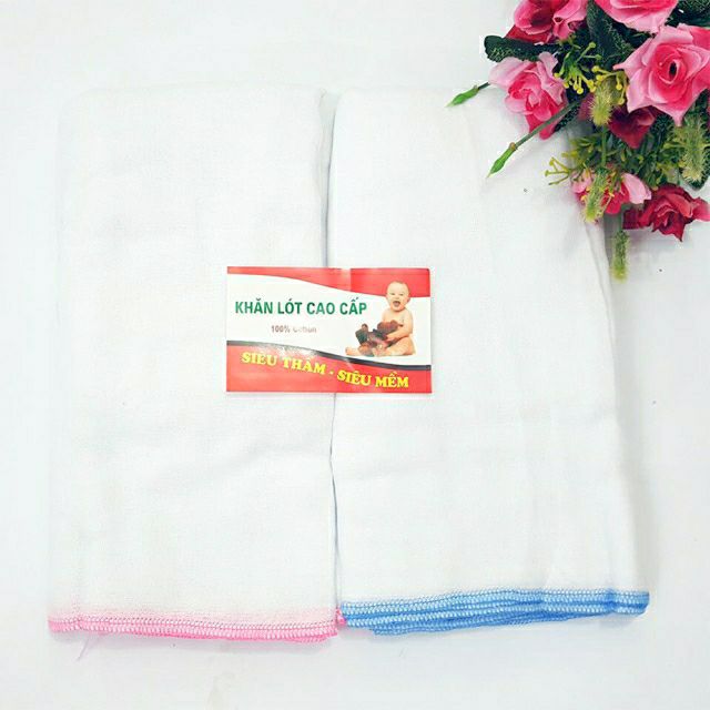 10chiếc Tã lót xô cho bé sơ sinh loại đẹp(2lớp)