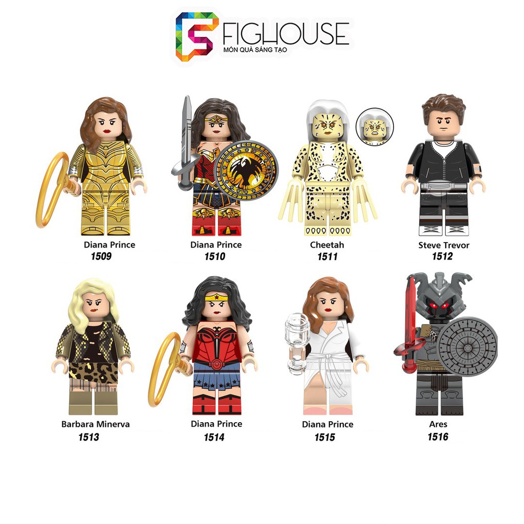 Xếp Hình Minifigures Nữ Thần Chiến Binh Wonder Woman 1984 - Đồ Chơi Lắp Ráp X0288 [A4]