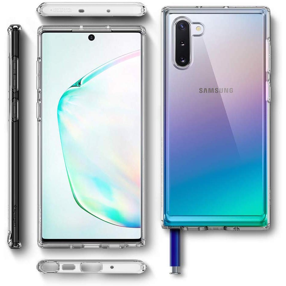 Ốp lưng Note 10 / Note 10 Plus (Note 10+) Spigen Ultra Hybrid (Trong Suốt) - Hàng Chính Hãng.