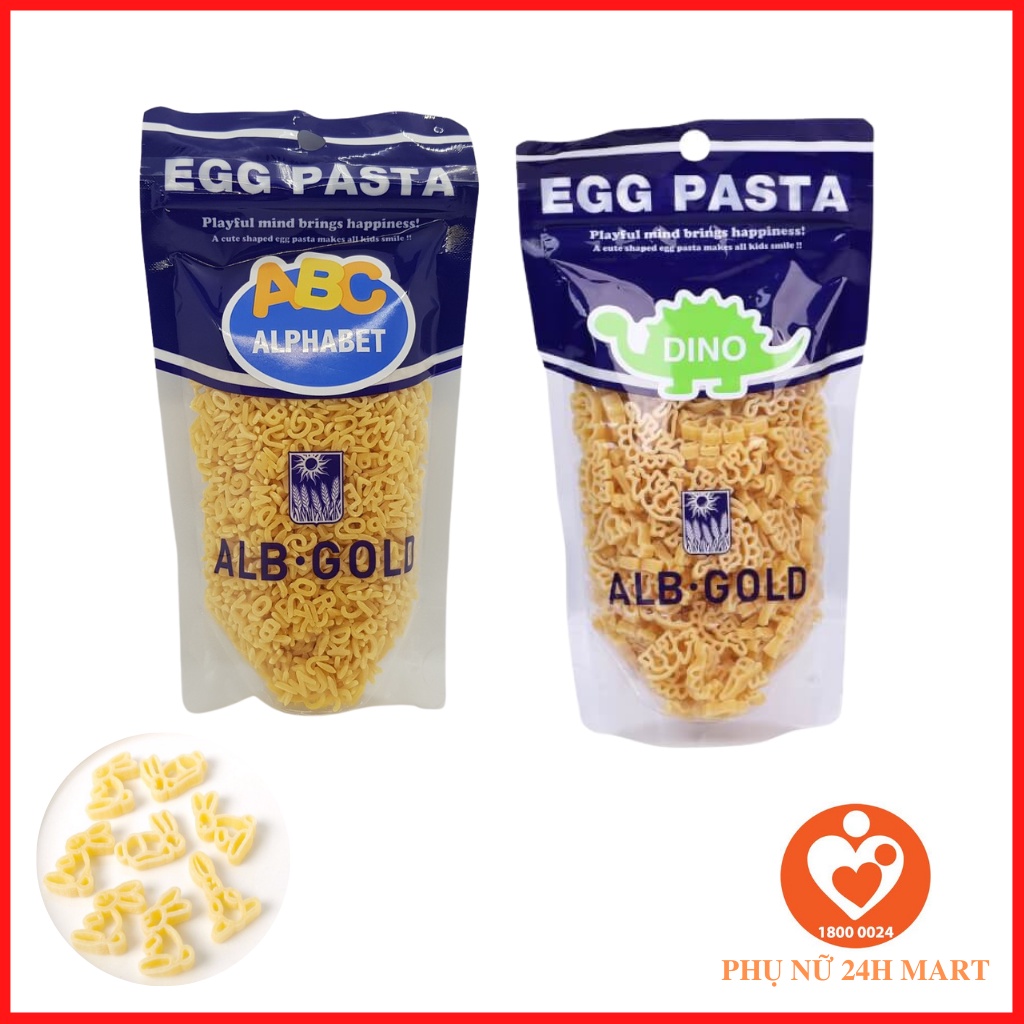 Mì Nui Trứng ALB - GOLD EGG Pasta Nhật Bản [HSD T4/2023]