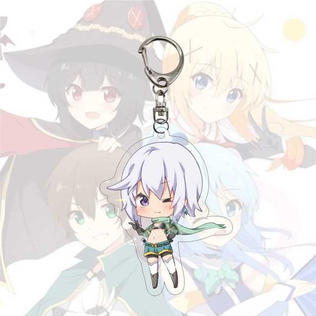 MÓC KHÓA CHIBI ANIME KONOSUBA GOD’S BLESSING ON THIS WONDERFUL WORLD MÓC KHOÁ BẰNG ARCRYLIC