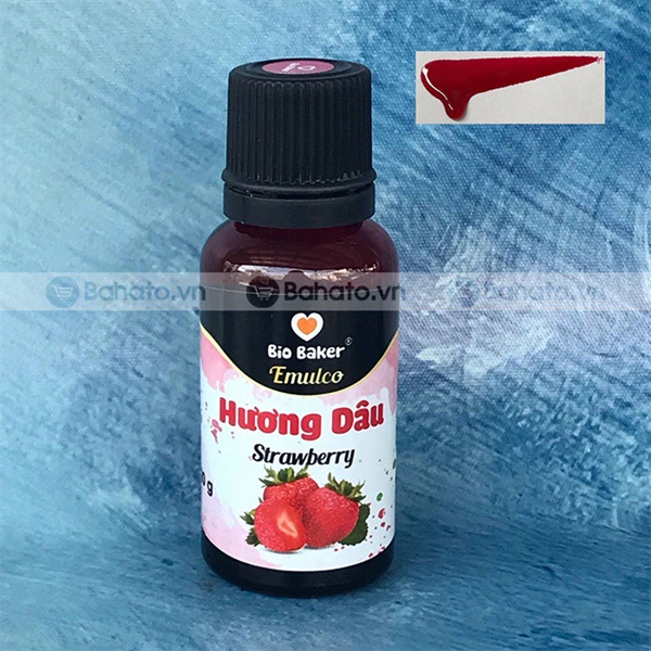 Hương dâu có màu bio baker chai 20g - ảnh sản phẩm 1