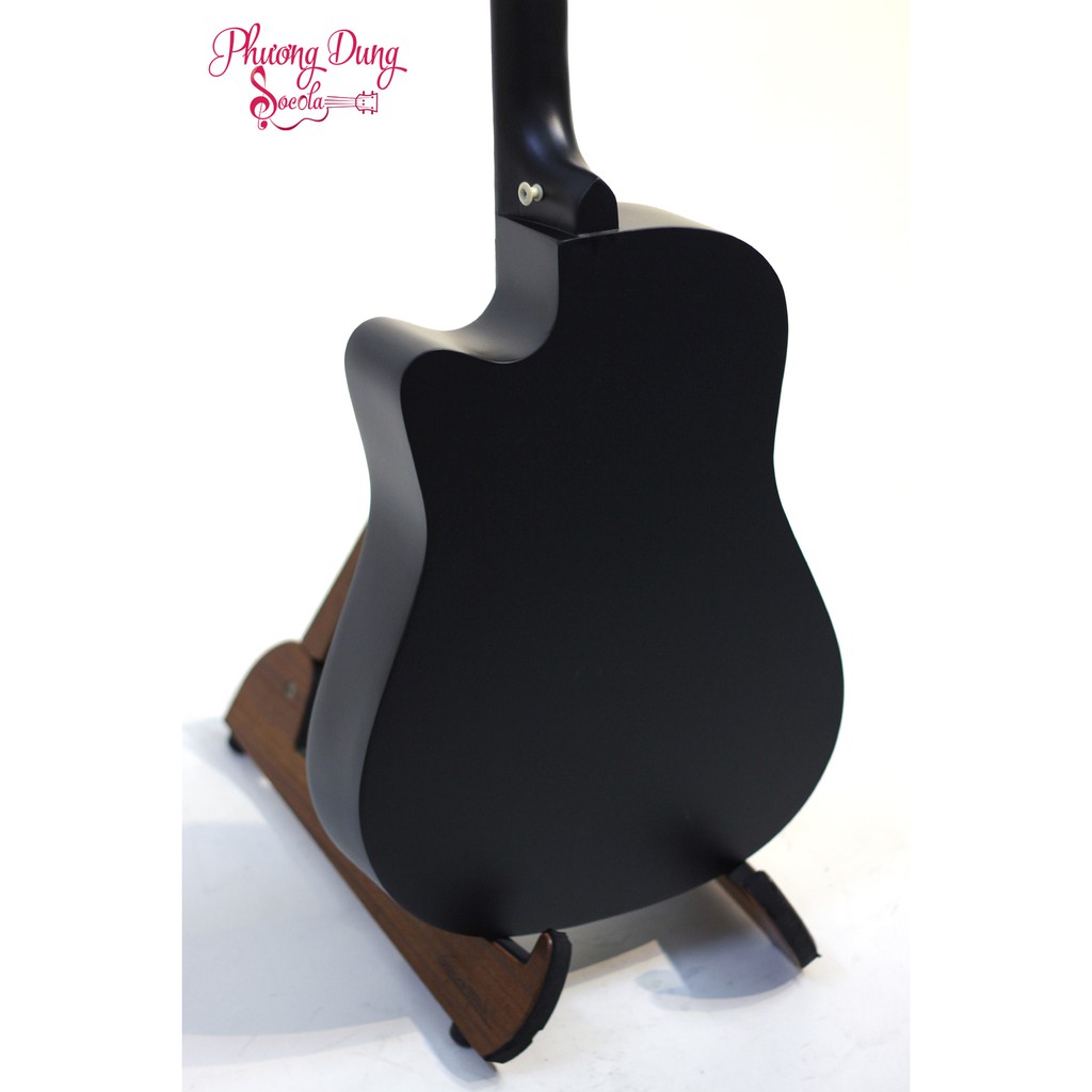 Guitar Acoustic Size Mini 3/4 - Màu Đen