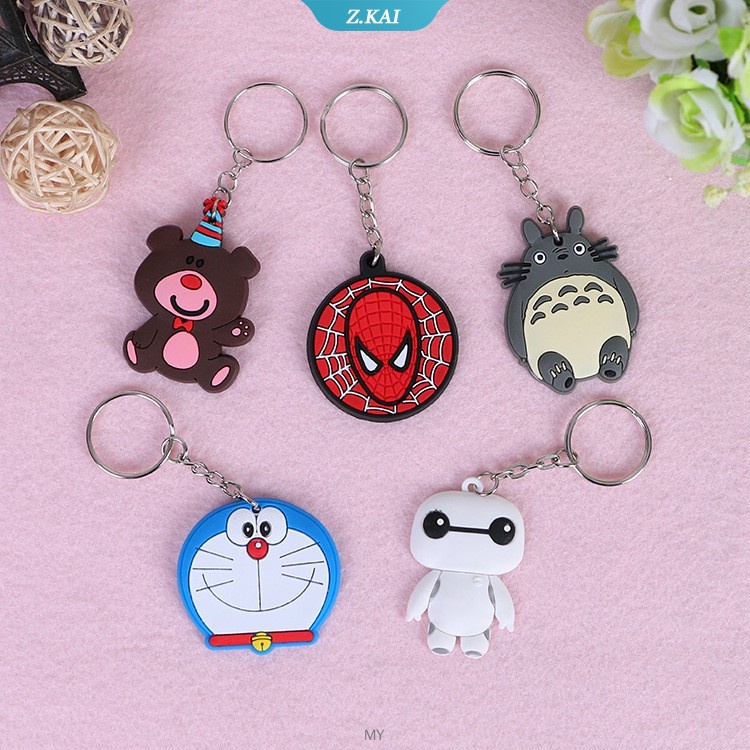 Móc khóa silicon hoạt hình