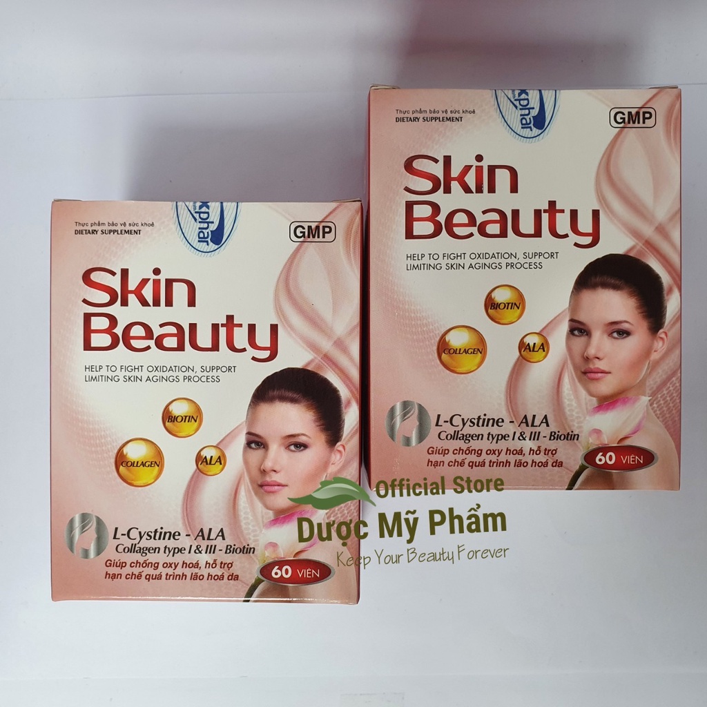 Skin Beauty giúp giảm nám đẹp da, chống lão hóa - L-cystine, ALA