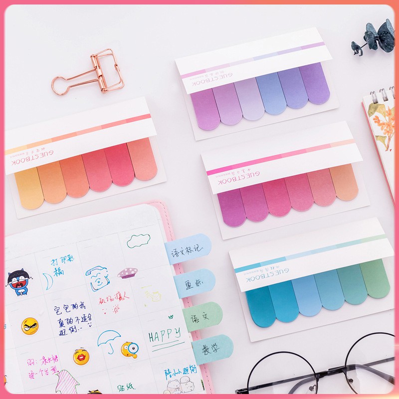 Giấy Ghi Chú Nhiều Màu Sắc Độc Đáo