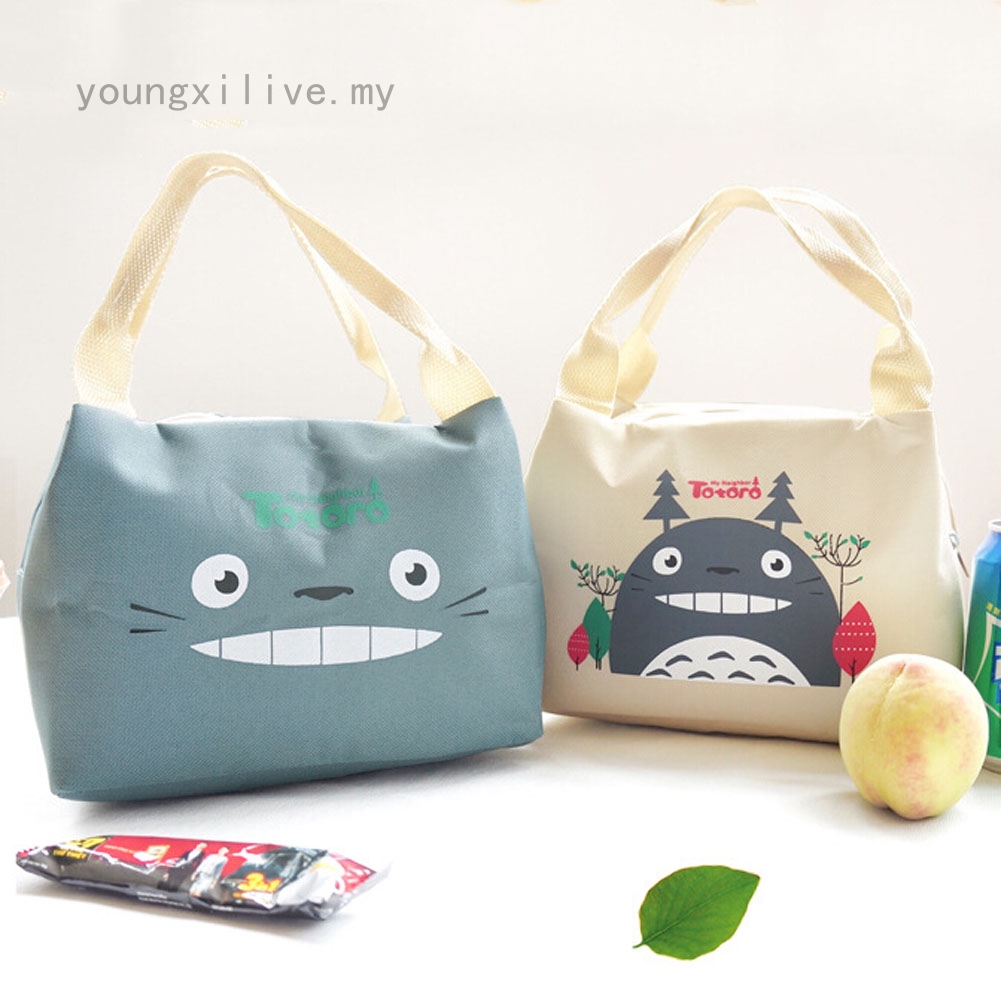 Túi đựng hộp cơm trưa giữ nhiệt in hình Totoro