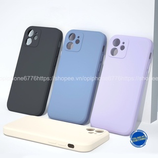 Ốp lưng CẠNH VIỀN VUÔNG bảo vệ CAMERA dành cho 6/6s/6plus/6s plus/7/8/7plus/8plus/x/xs/xs max/11/11/12/13/pro/promax