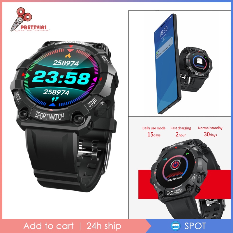 ✨Hàng sẵn sàng✨Đồng Hồ Thông Minh Thể Thao Chống Nước Màn Hình Cảm Ứng 33mm