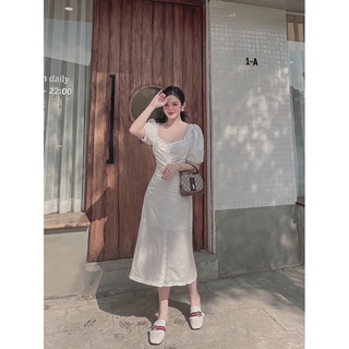 Váy tơ dáng maxi cực xinh