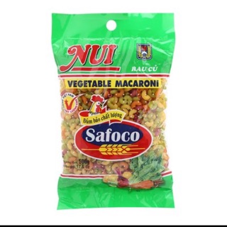 Nui rau củ Safoco hình tôm 500g