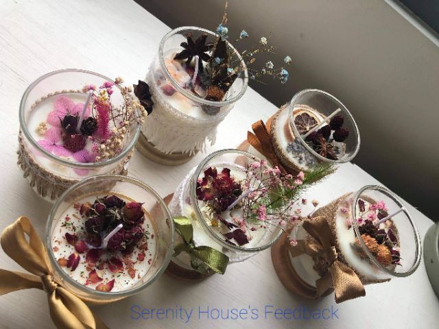 Nụ hoa hồng khô dùng trang trí resin, thiệp, nến handmade
