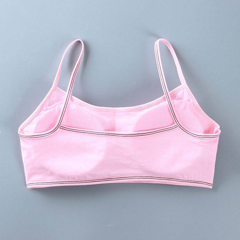 Áo Lót Hai Dây Vải Cotton Mỏng Cỡ Nhỏ Thời Trang Mùa Hè Mới Dành Cho Trẻ 8-14 Tuổi