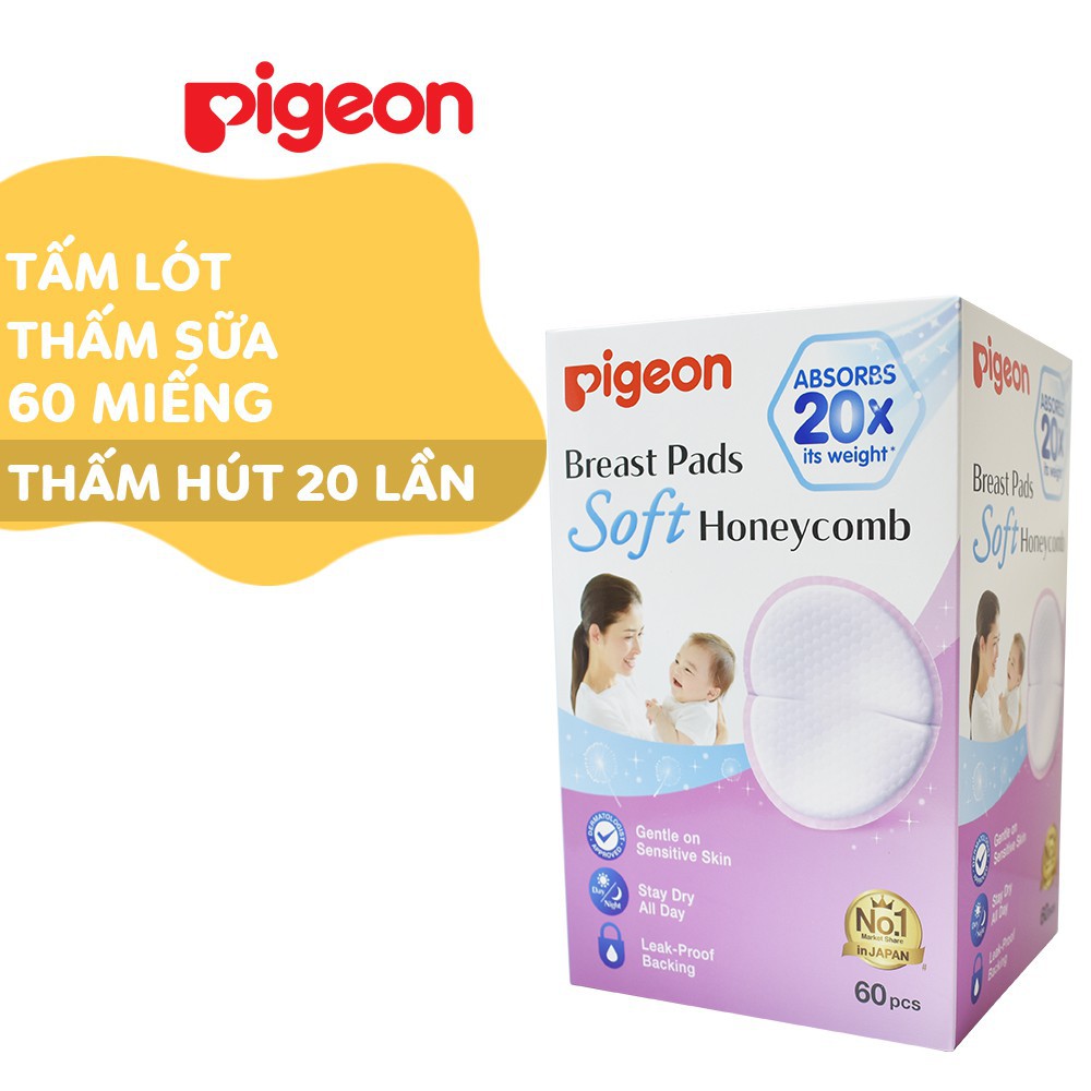 Tấm lót thấm sữa Pigeon 60 miếng