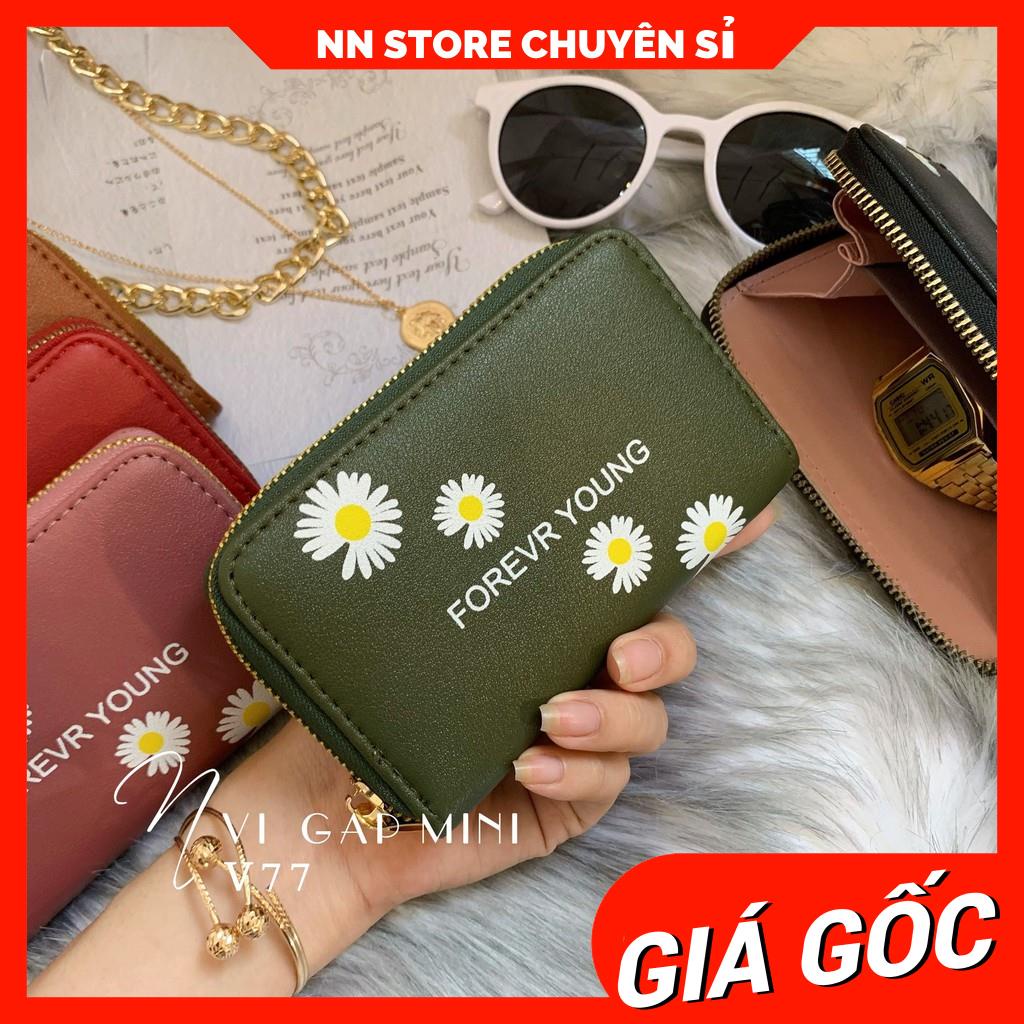 VÍ MINI HOA CÚC XINH XẮN V77 - 113 ⚡FREESHIP⚡100% ẢNH THẬT⚡ NN CHUYÊN SỈ - NN STORE