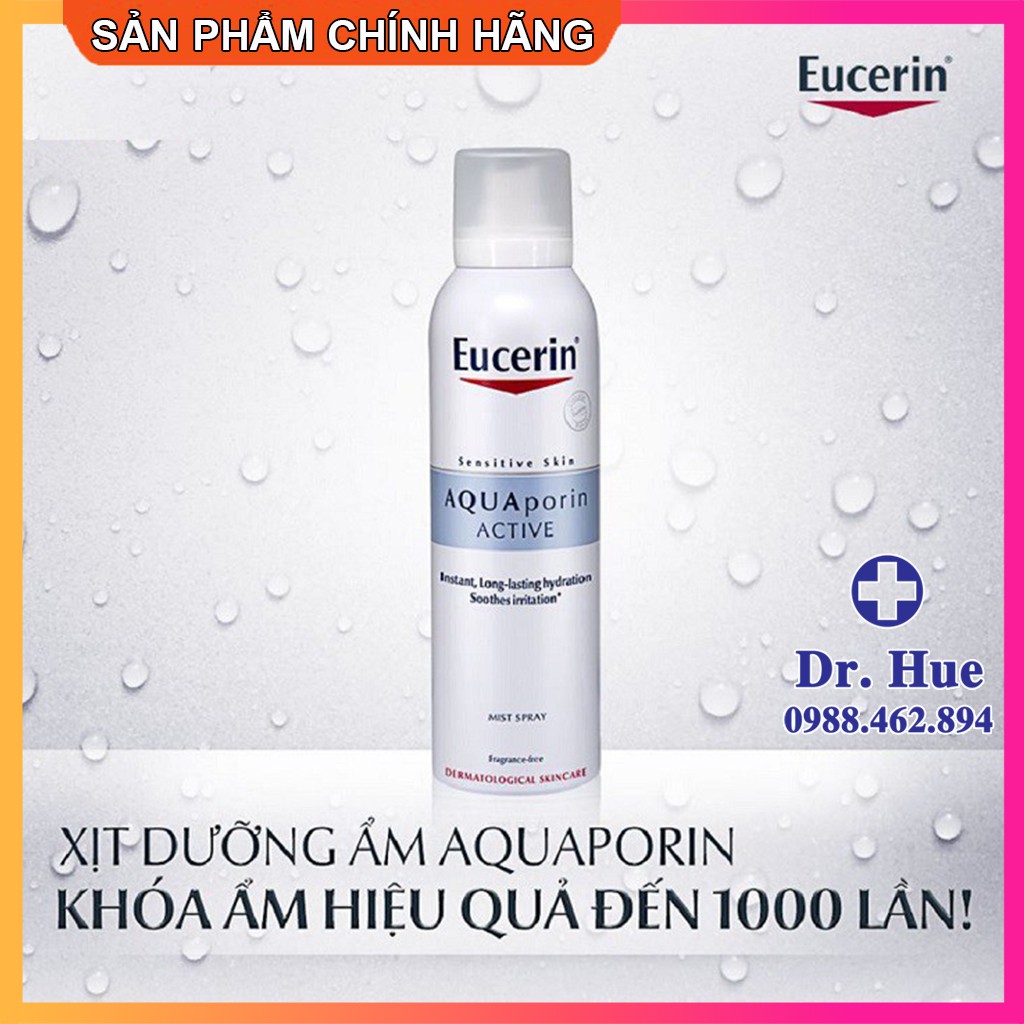 [CHÍNH HÃNG] Xịt Khoáng Eucerin AQUAporin Active Dưỡng Ẩm Làm Dịu Da 50ml