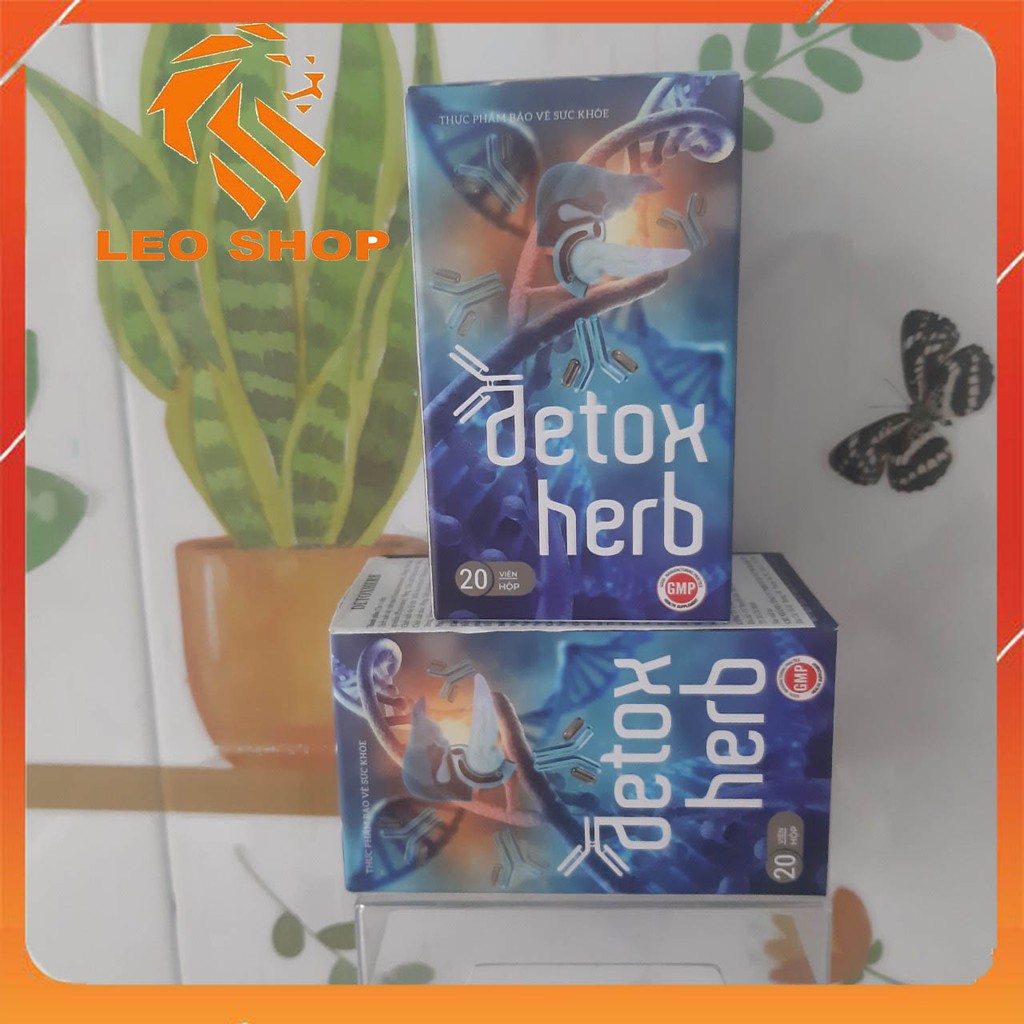 [COMBO 3 HỘP] VIÊN UỐNG DETOXHERB - Diệt Ký Sinh Trùng Nâng Cao Đề Kháng Thanh Nhiệt Mát Gan - Chính Hãng Hộp 20 Viên | BigBuy360 - bigbuy360.vn