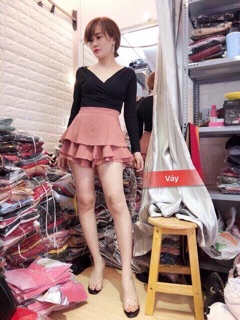 Chân váy tầng xinh