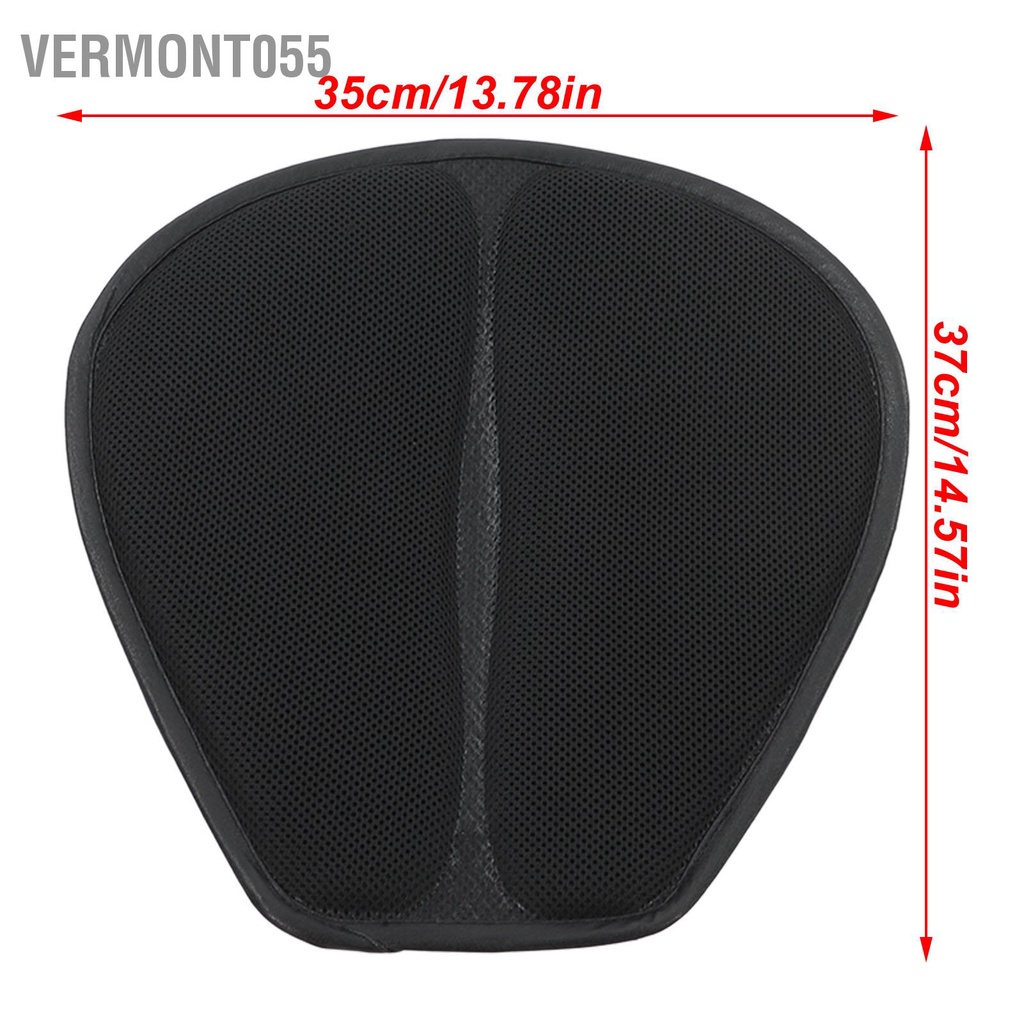 Có thể bán buôn Đệm ngồi xe máy Tấm đệm tản nhiệt Hấp thụ sốc Không khí thoáng Làm mát nút bảo vệ cho người lái Vermont055 Hàng giao ngay