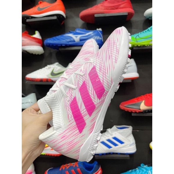 Giày đá bóng Nemeziz Trắng hồng TF, Giày bóng đá nam
