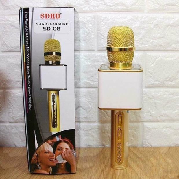 Mic hát karaoke trên oto SD-08 [RẺ VÔ ĐỊCH]ĐẢM BẢO LỖI 1 ĐỔI 1]