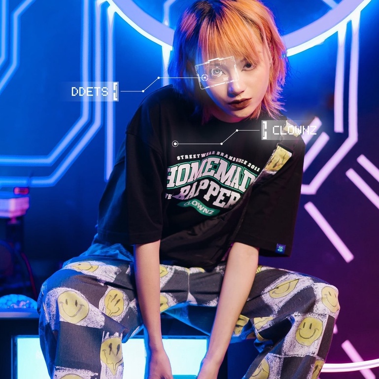 Áo thun tay lỡ local brand Clownz Homemade Rapper phông cổ tròn form rộng cotton unisex nam nữ