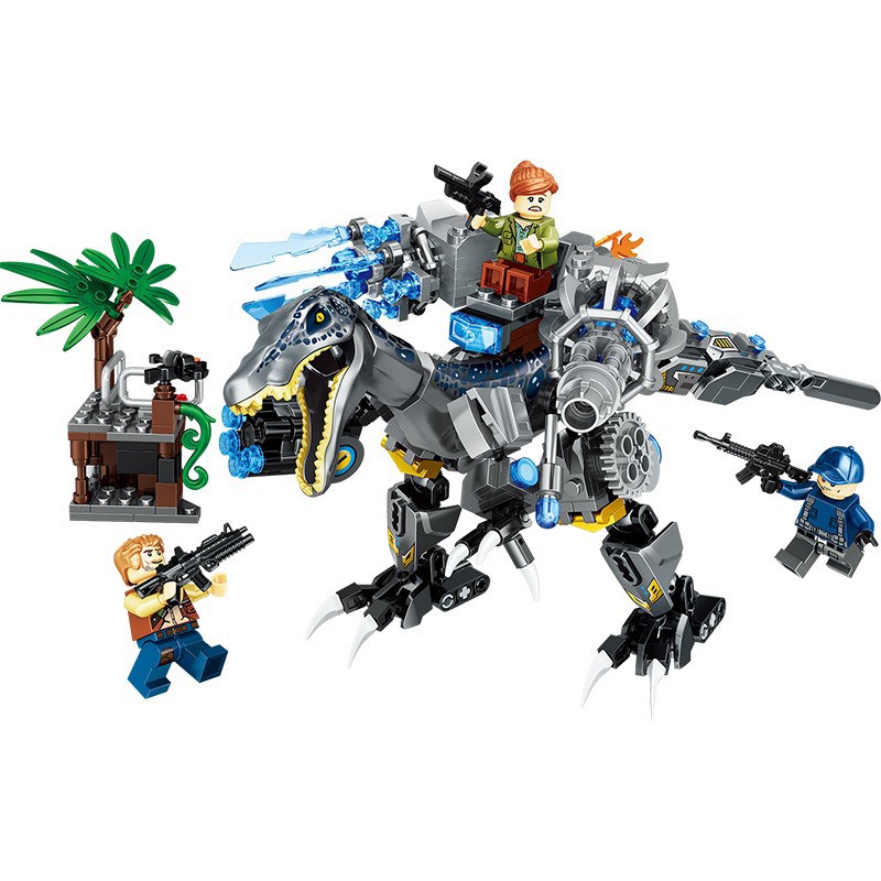 Lắp Ráp xếp hình Lego Jurassic World Dinosaur 98012 : KHỦNG LONG BẠO CHÚA T REX  511+ mảnh
