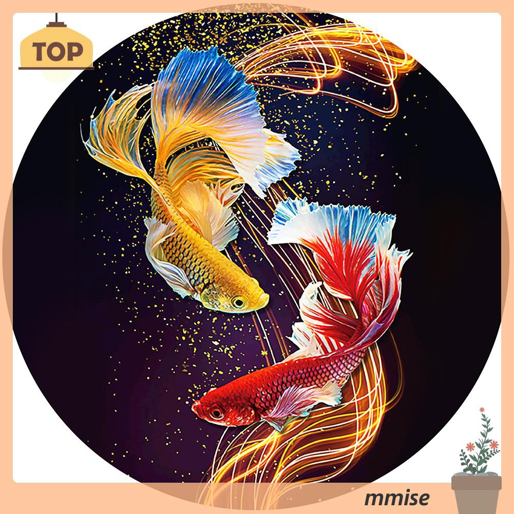 Bộ Tranh Đính Đá 5d Tự Làm Hình Chú Cá Độc Đáo | BigBuy360 - bigbuy360.vn