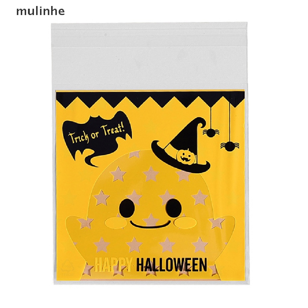 Set 100 Túi Nhựa Đựng Bánh Kẹo Trang Trí Halloween