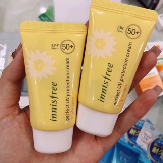 Kem chống nắng Innisfree perfect UV protection cream triple care Spf50 PA+++