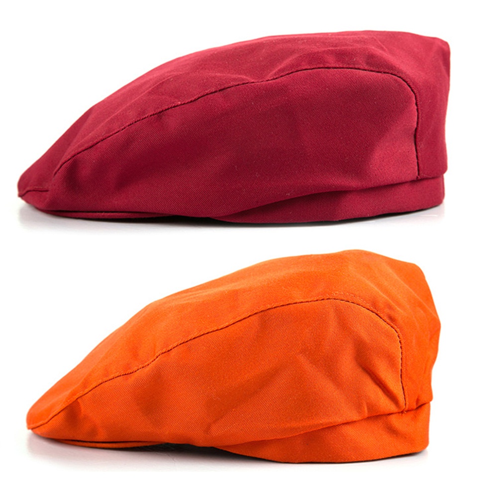 &lt; Gdcc &gt; Mũ Beret Họa Tiết Hình Học Miệng Ngắn Màu Trơn Phong Cách Unisex Cho Làm Bánh Ngọt