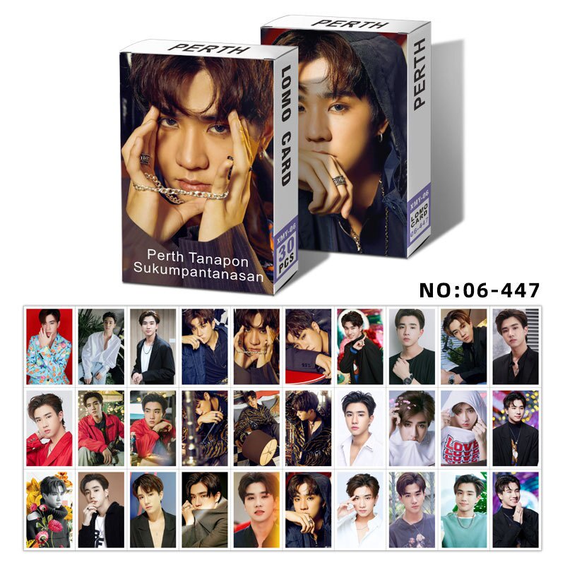 30 Chiếc Kpop Của Boyz Hình Chữ Monsta X Thái Ngôi Sao Perth Offgun Chimon-Wachirawit Thiệp Chúc Mừng Lomo Card