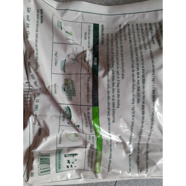 Good farm men vi sinh rải nền chuồng lăn lợn con sơ sinh heo con cho ấm sát kh uân thỏ dê chó khử mùi hôi mèo gà đá chim