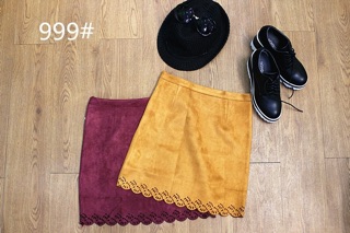 Sale chân váy da lộn