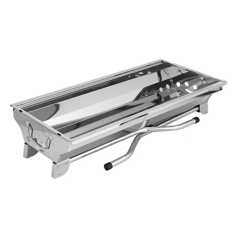 [SIÊU RẺ] Bếp nướng than hoa BBQ MD8009 ngoài trời, dã ngoại- Chất liệu INOX cao cấp, gấp gọn tiện lợi !