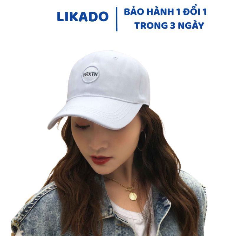 Mũ Lưỡi Trai Nữ Cao Cấp Hàn Quốc LIKADOthêu chữ thời trang Unisex 2021( LKD02)