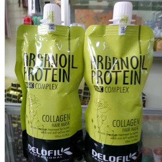 HẤP PHỤC HỒI COLLAGEN DƯỠNG ẨM DELOFIL 500ml